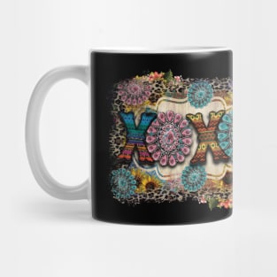 XOXO turquoise Mug